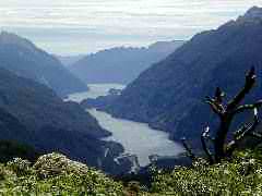 Pictures of Doubtful Sound and lake Manapouri, New Zealand